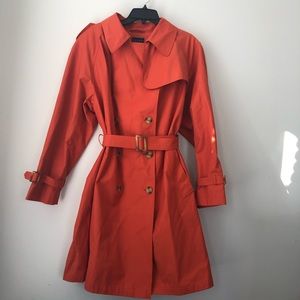 Burnt orange 1x rain jacket